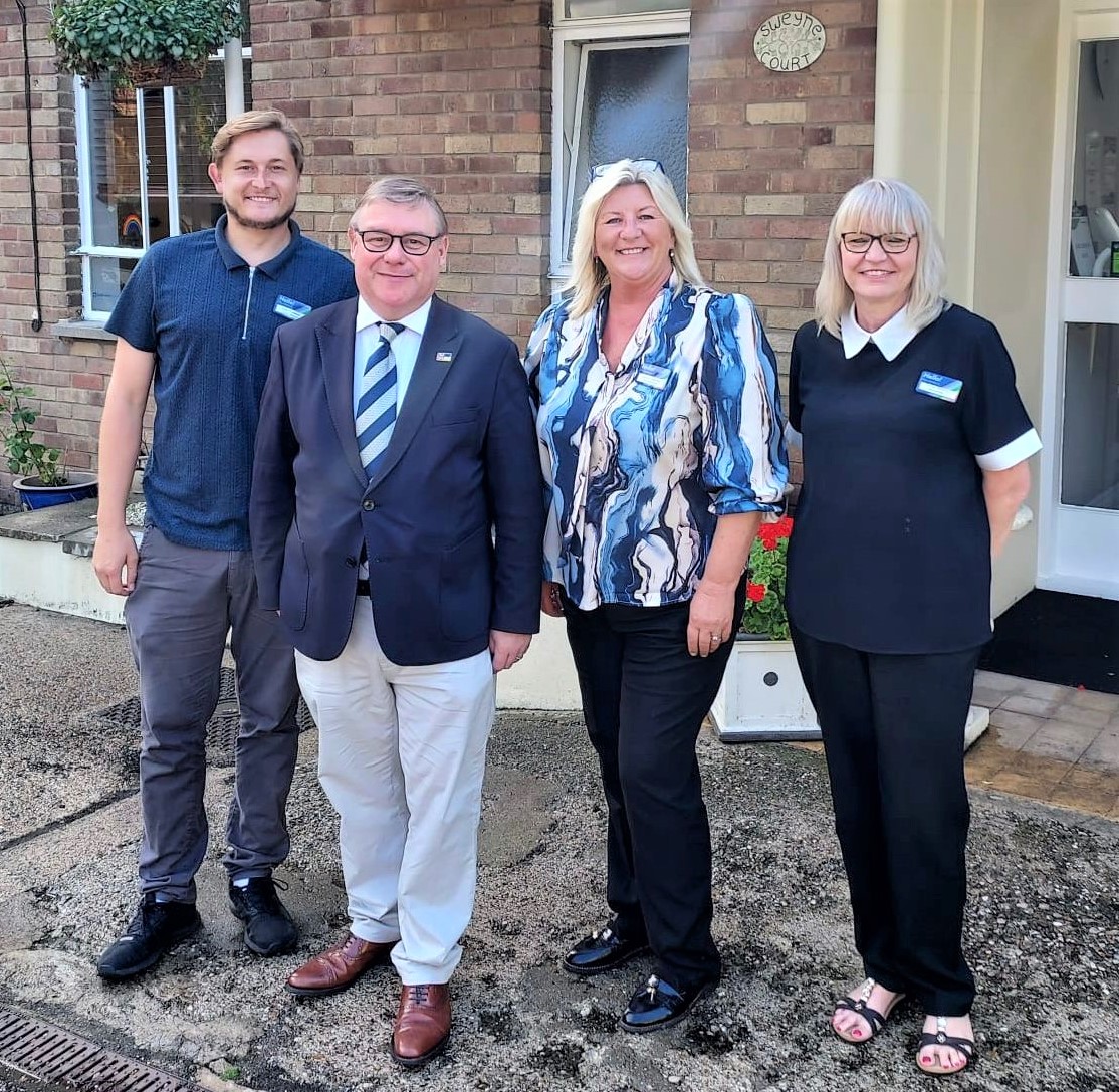 Excelcare - Sherrell House - Sweyne Court Care Home welcome Rayleigh MP, Mark Francois (2).jpg